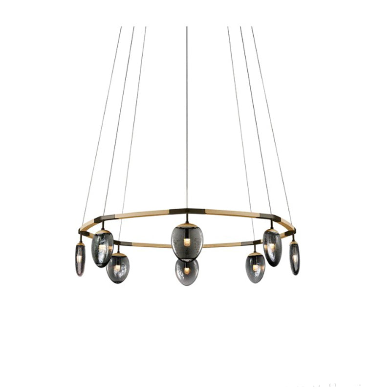 Leaf Oval Ring Chandelier
