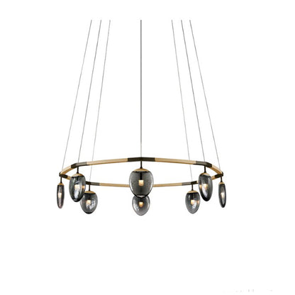 Leaf Oval Ring Chandelier