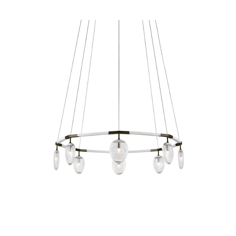 Leaf Oval Ring Chandelier