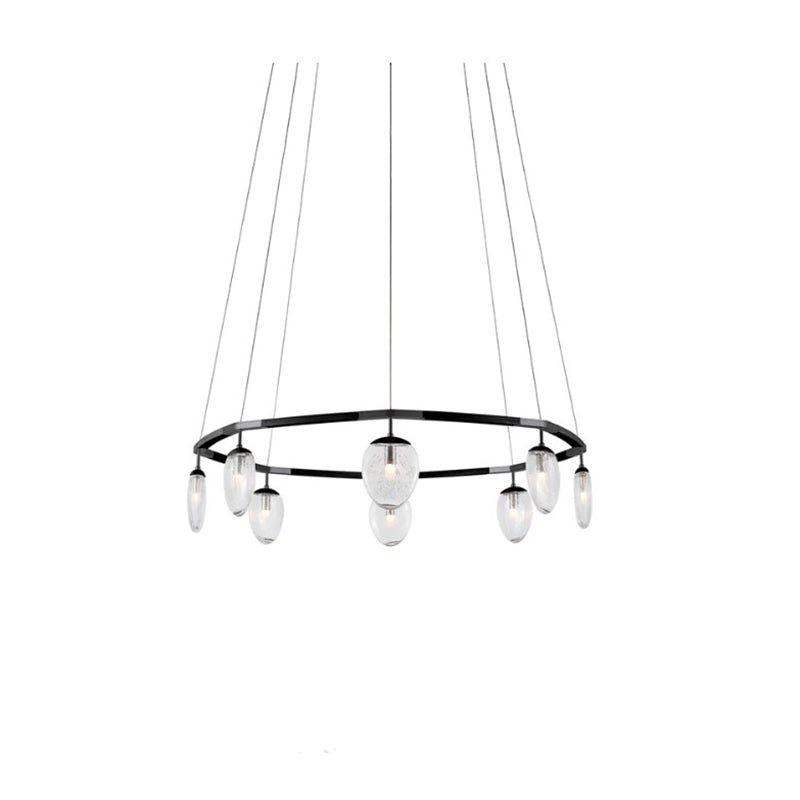 Leaf Oval Ring Chandelier