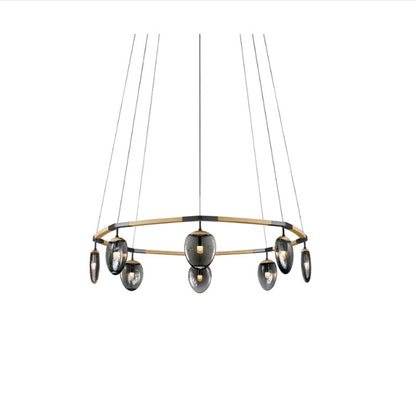 Leaf Oval Ring Chandelier
