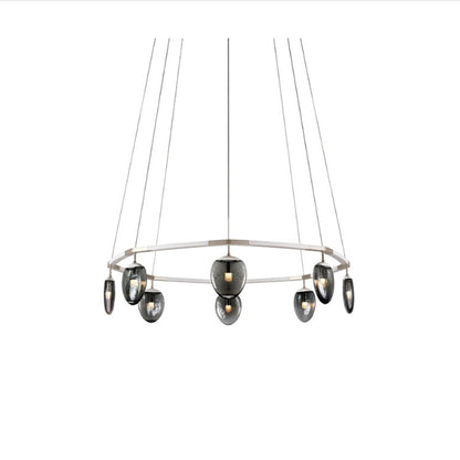 Leaf Oval Ring Chandelier